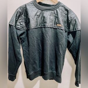 Parish Nation Mens Black LS Sweater L